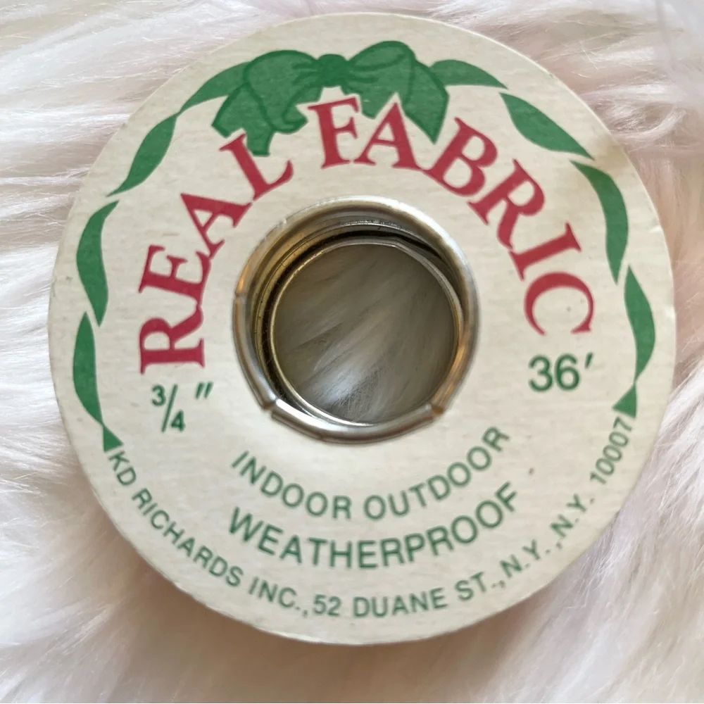Vintage Lot Of 6 Rolls Of Christmas Ribbon